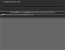 Tablet Screenshot of megainventory.com